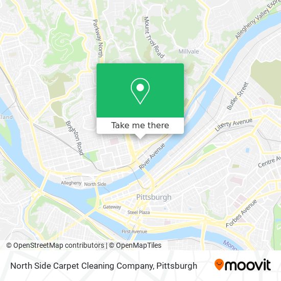 North Side Carpet Cleaning Company map