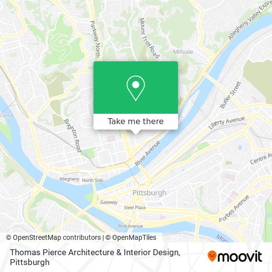 Thomas Pierce Architecture & Interior Design map