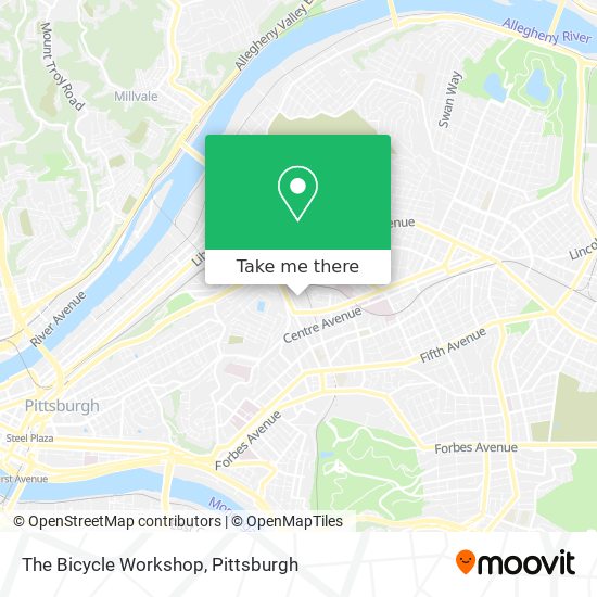 Mapa de The Bicycle Workshop