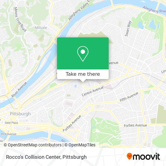 Mapa de Rocco's Collision Center