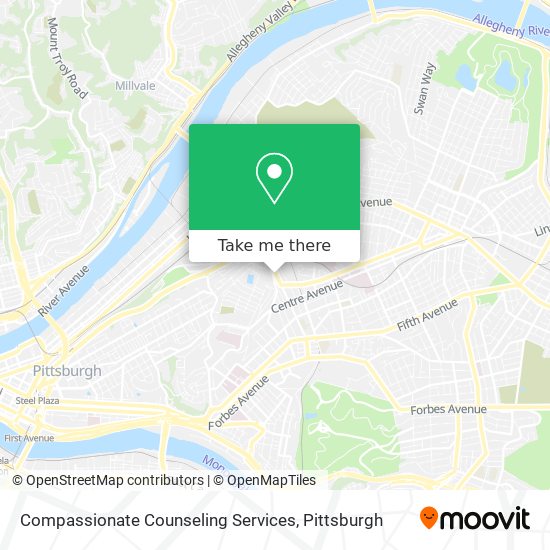 Mapa de Compassionate Counseling Services