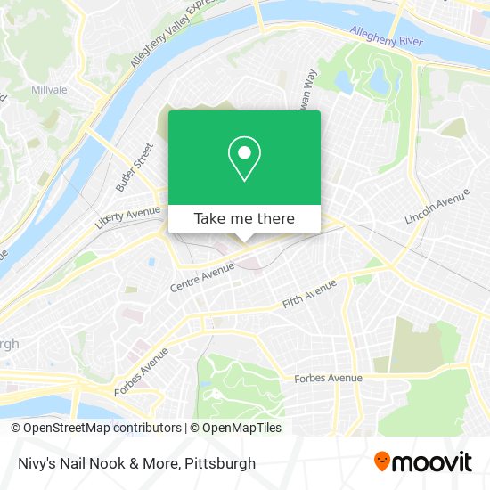 Nivy's Nail Nook & More map