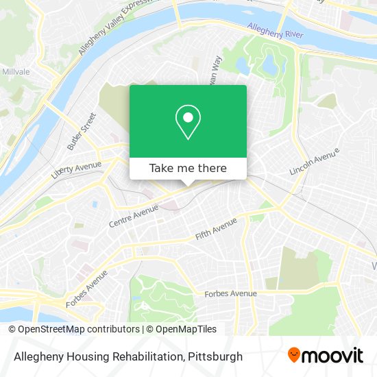 Mapa de Allegheny Housing Rehabilitation