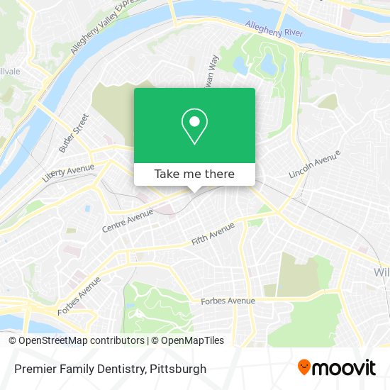 Premier Family Dentistry map