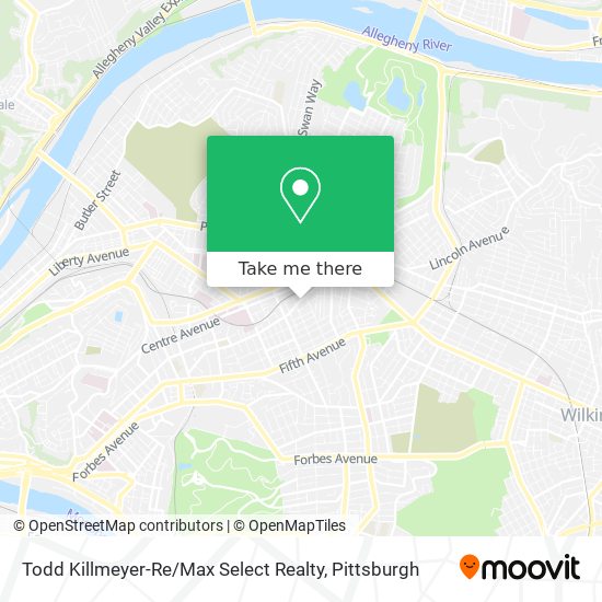 Mapa de Todd Killmeyer-Re / Max Select Realty