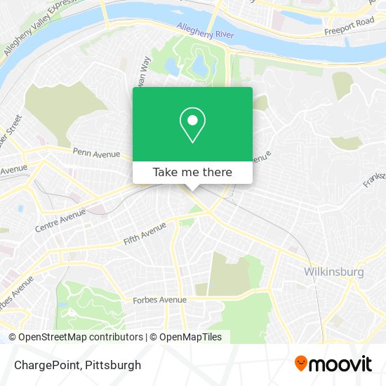 ChargePoint map