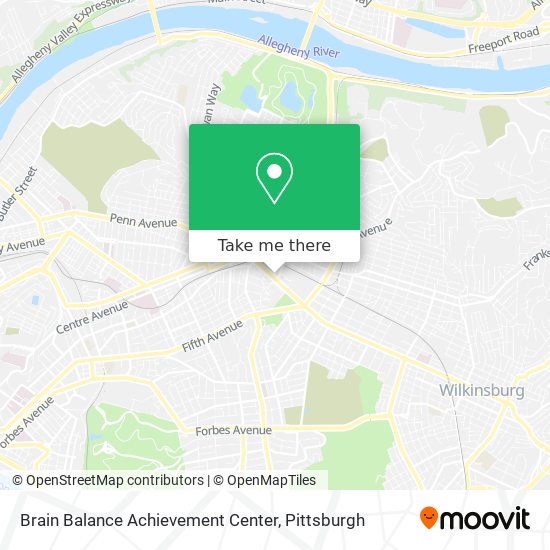 Mapa de Brain Balance Achievement Center