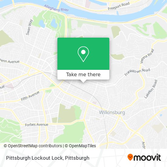 Pittsburgh Lockout Lock map