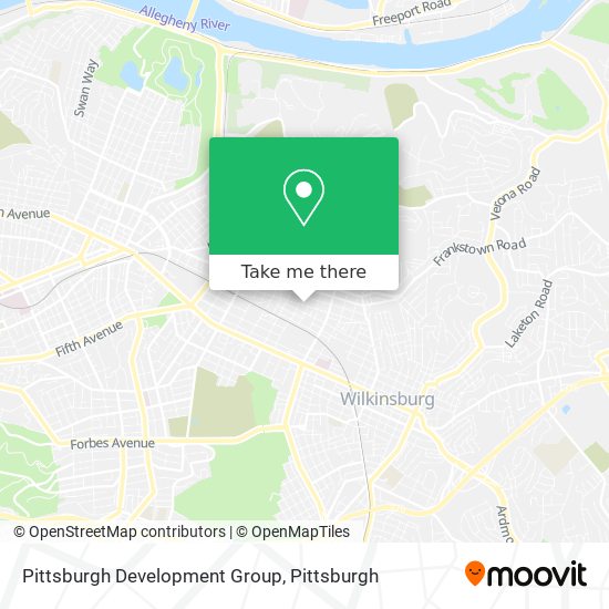 Mapa de Pittsburgh Development Group
