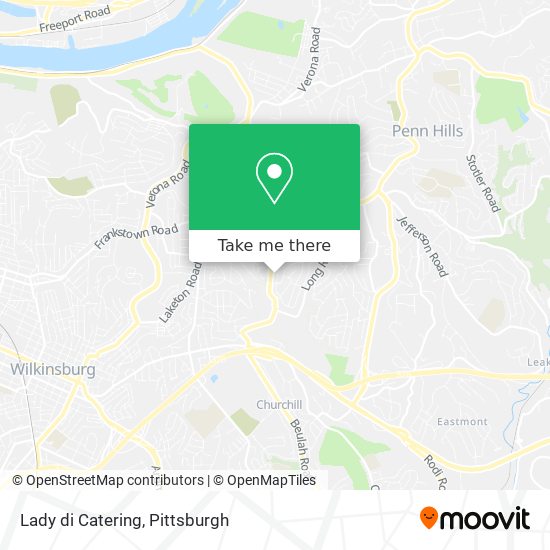 Lady di Catering map