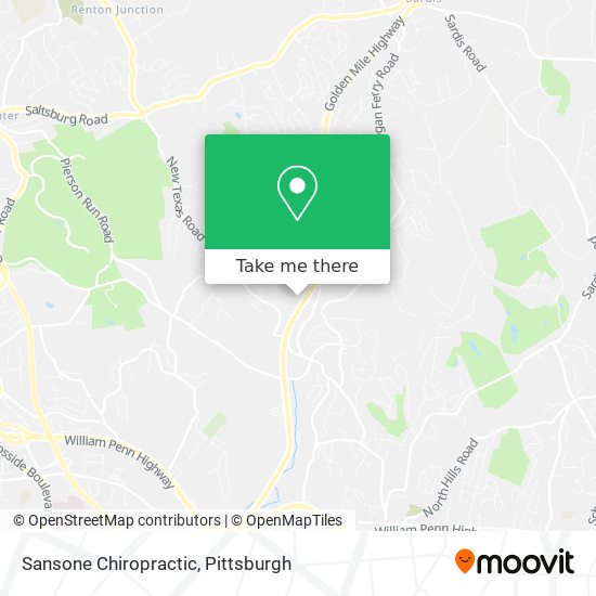 Sansone Chiropractic map