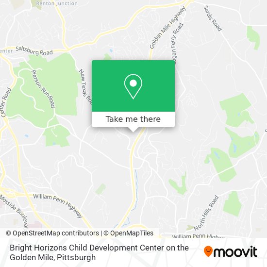 Bright Horizons Child Development Center on the Golden Mile map