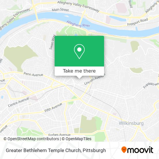 Greater Bethlehem Temple Church map