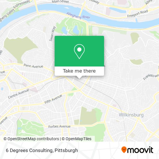 6 Degrees Consulting map