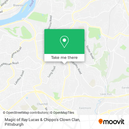 Magic of Ray Lucas & Chippo's Clown Clan map