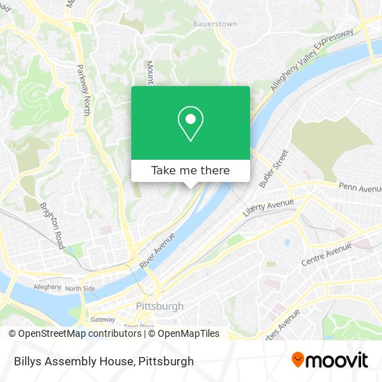 Mapa de Billys Assembly House