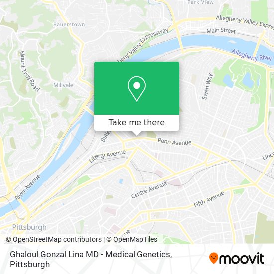 Ghaloul Gonzal Lina MD - Medical Genetics map