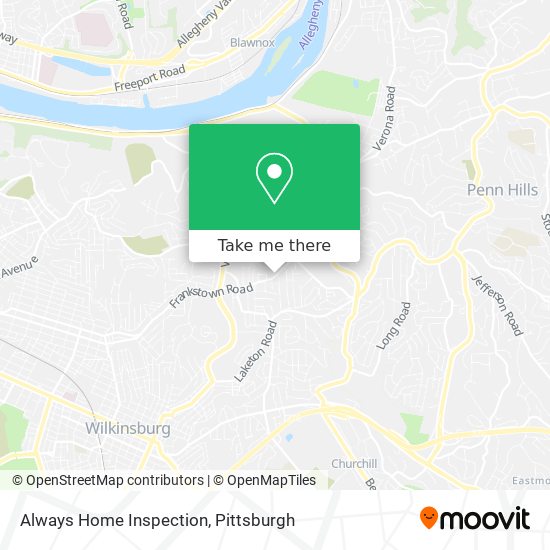 Mapa de Always Home Inspection