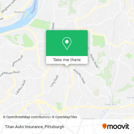 Titan Auto Insurance map