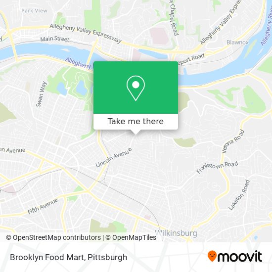 Brooklyn Food Mart map