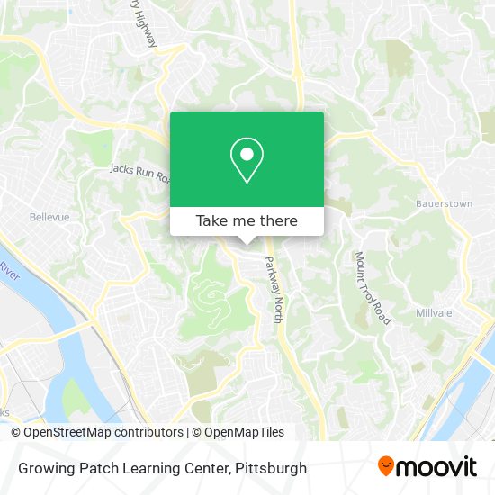 Mapa de Growing Patch Learning Center