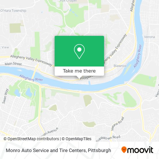 Monro Auto Service and Tire Centers map