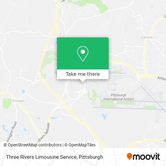 Three Rivers Limousine Service map
