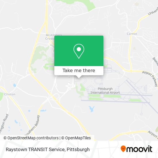 Mapa de Raystown TRANSIT Service