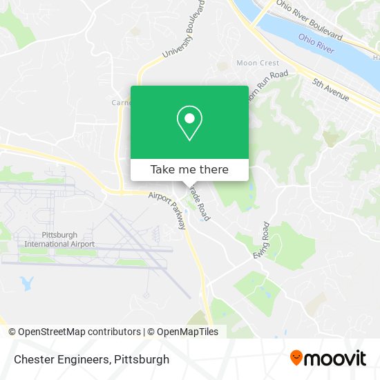 Chester Engineers map