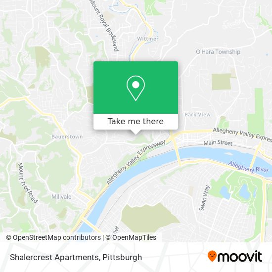 Mapa de Shalercrest Apartments