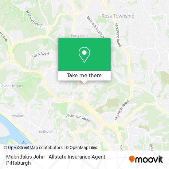 Makridakis John - Allstate Insurance Agent map