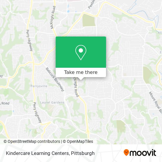 Kindercare Learning Centers map