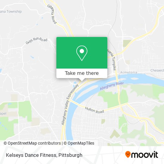 Kelseys Dance Fitness map