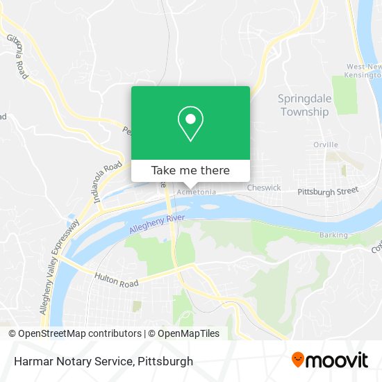 Harmar Notary Service map