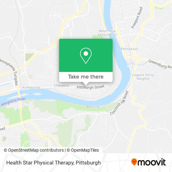 Health Star Physical Therapy map