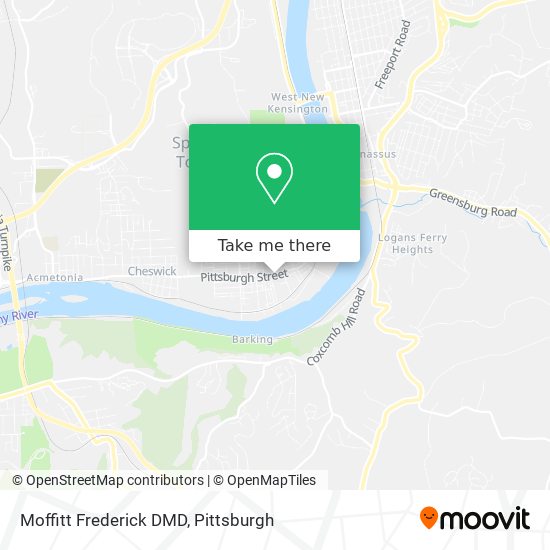Mapa de Moffitt Frederick DMD