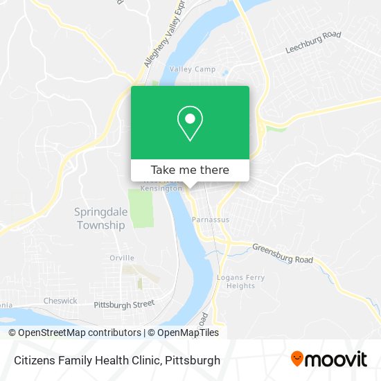 Citizens Family Health Clinic map