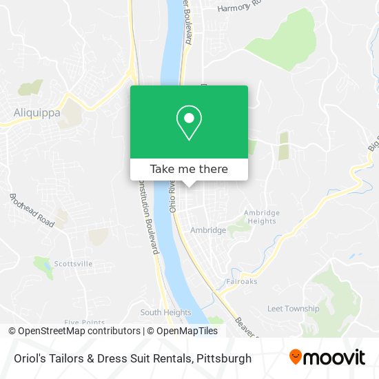 Oriol's Tailors & Dress Suit Rentals map