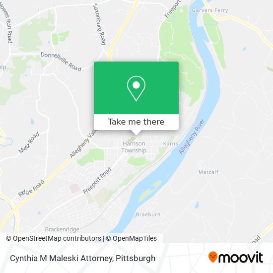 Mapa de Cynthia M Maleski Attorney