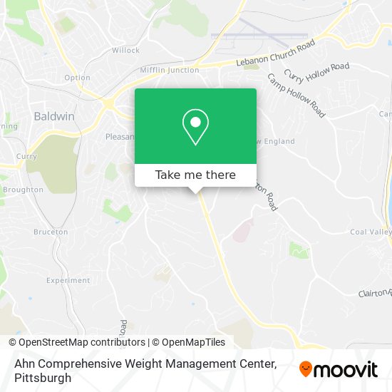 Mapa de Ahn Comprehensive Weight Management Center