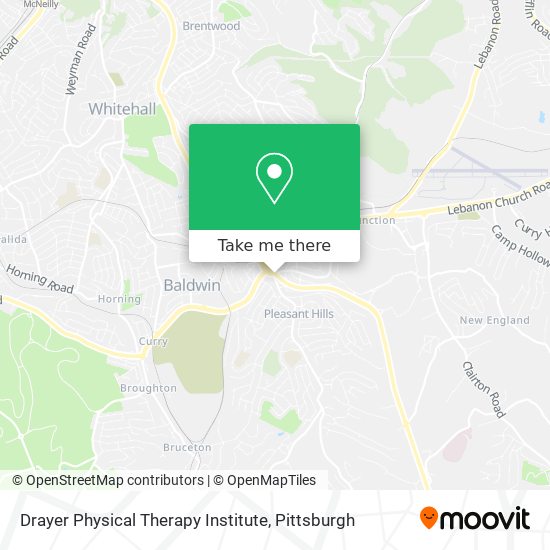 Drayer Physical Therapy Institute map