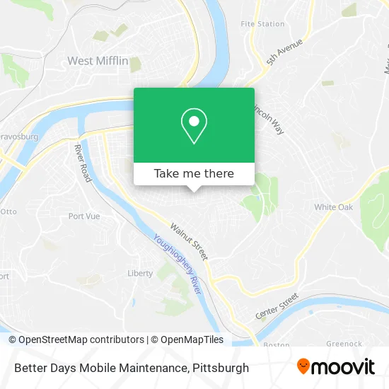 Better Days Mobile Maintenance map