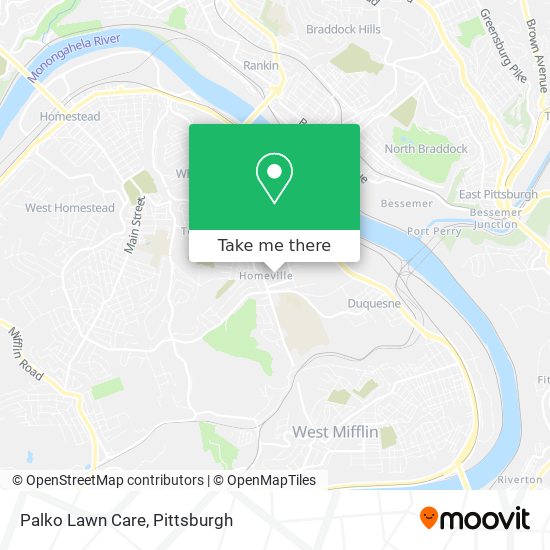 Mapa de Palko Lawn Care