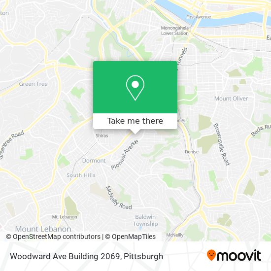 Mapa de Woodward Ave Building 2069