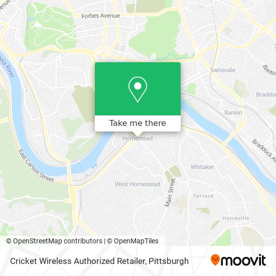 Cricket Wireless Authorized Retailer map