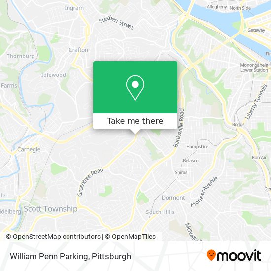 William Penn Parking map