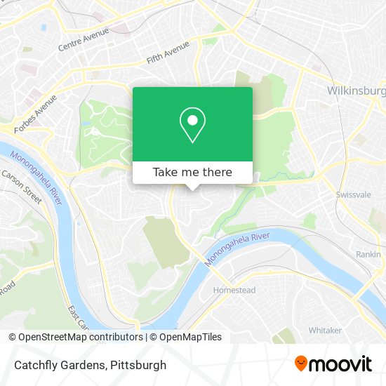 Catchfly Gardens map