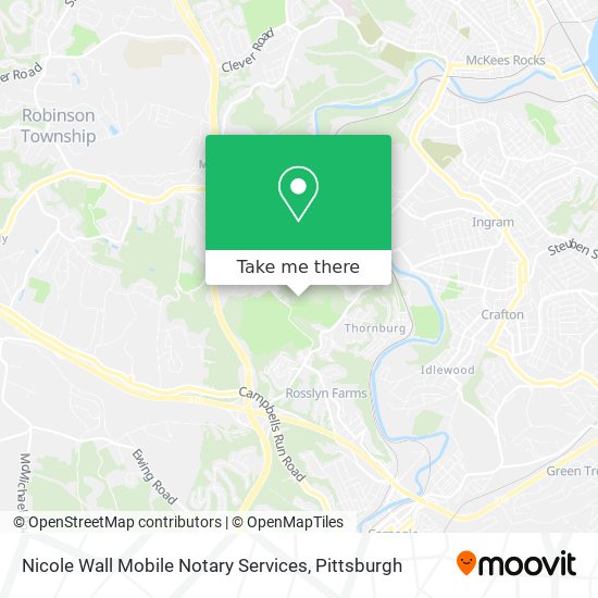 Nicole Wall Mobile Notary Services map