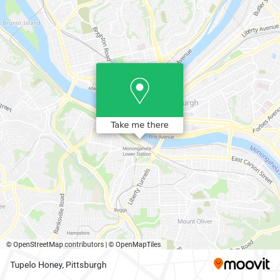 Mapa de Tupelo Honey