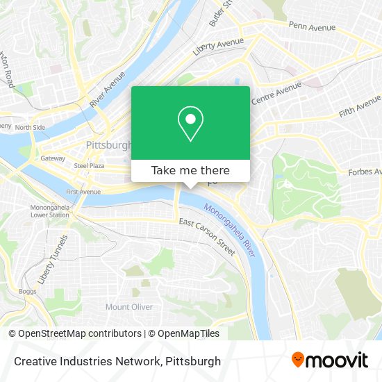 Mapa de Creative Industries Network